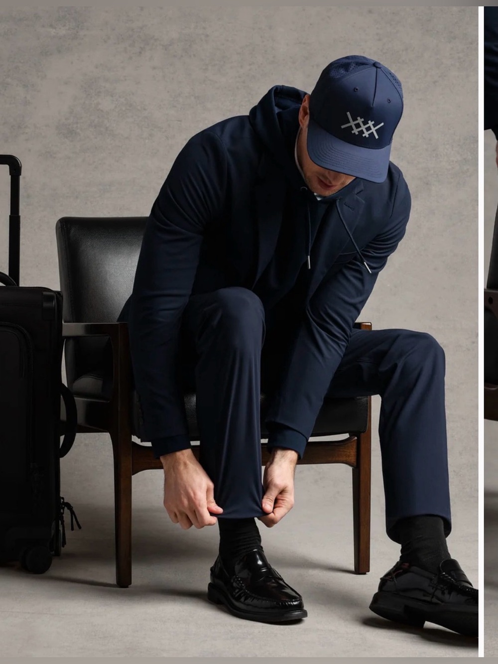 RHÔNE Commuter Slim Pants in Dark Navy , size 38/30